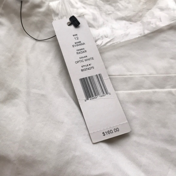 NWT Theory Evianna Cotton Shorts in Optic White 12 - Picture 3 of 5